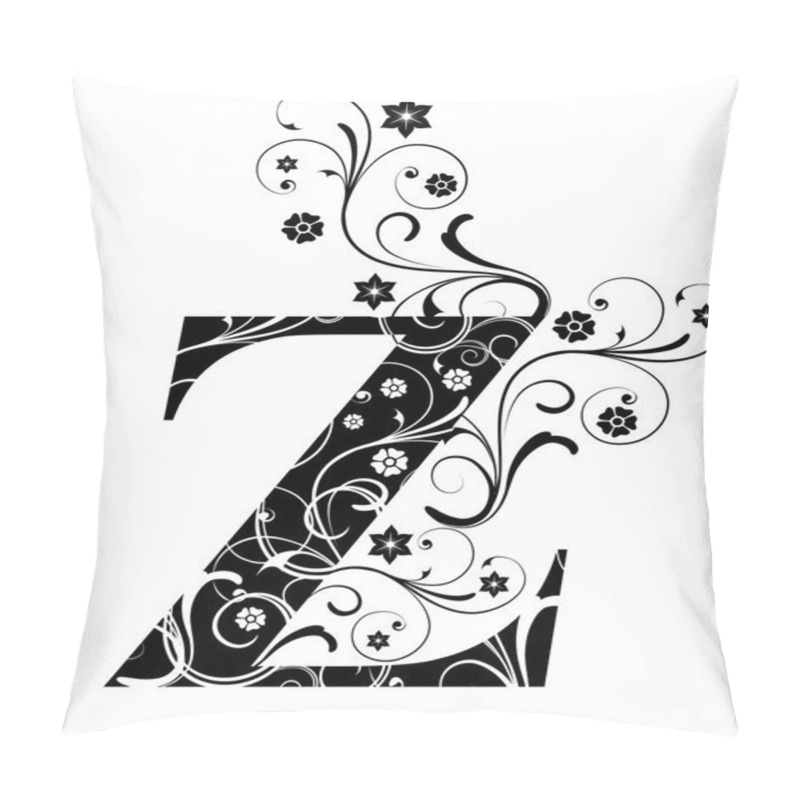 Personality  Letter Capital Z Pillow Covers