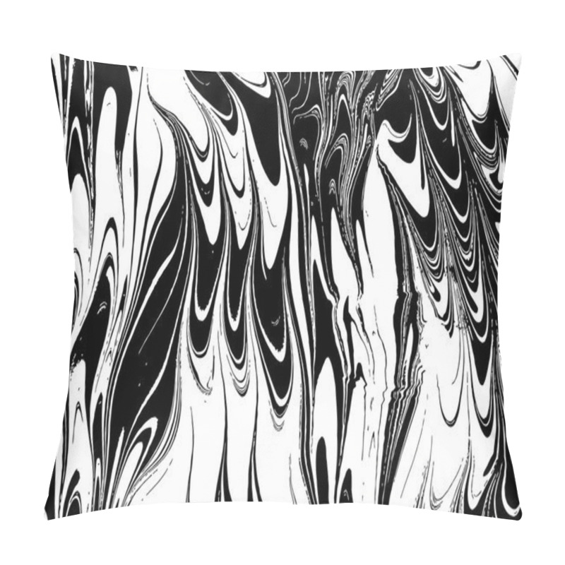 Personality  Ebru Marbling Texture Pillow Covers