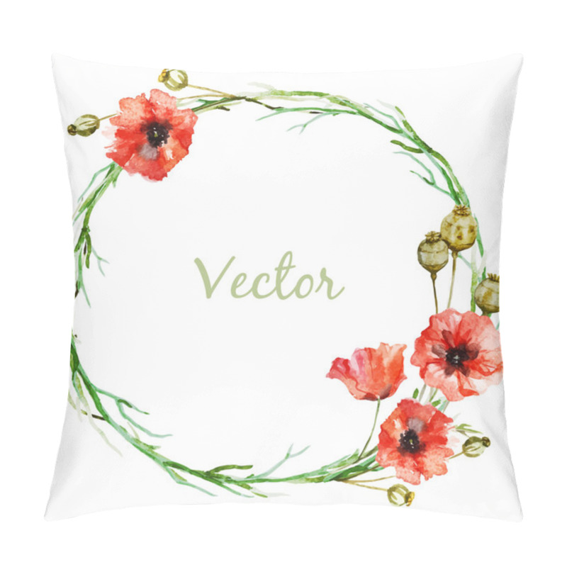 Personality  Poppy Wearth Pillow Covers