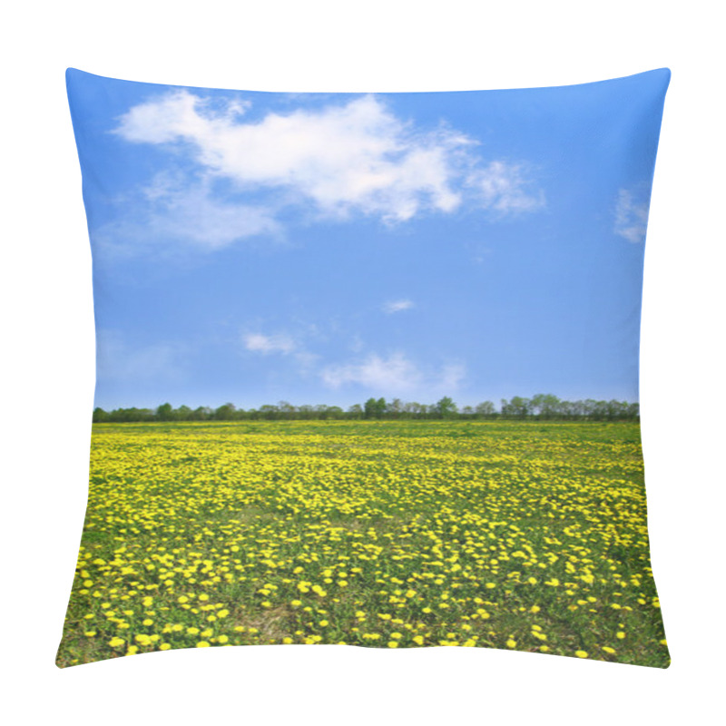 Personality  Dandelion Field Pillow Covers