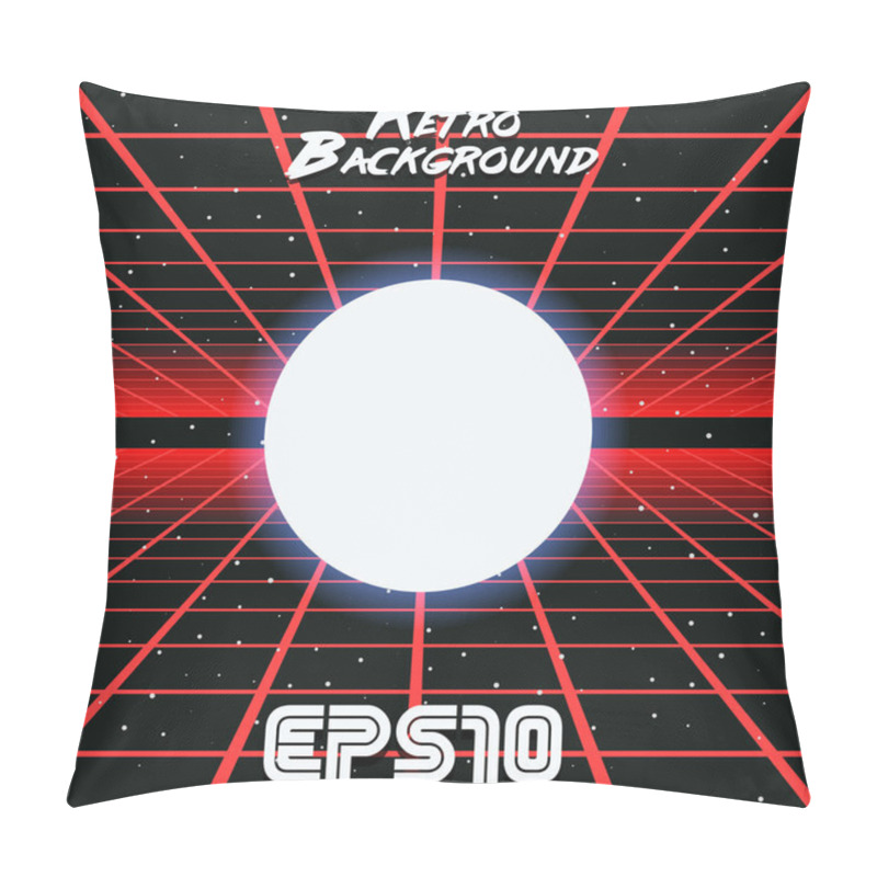 Personality  Retro Sci Fi Background6 Pillow Covers