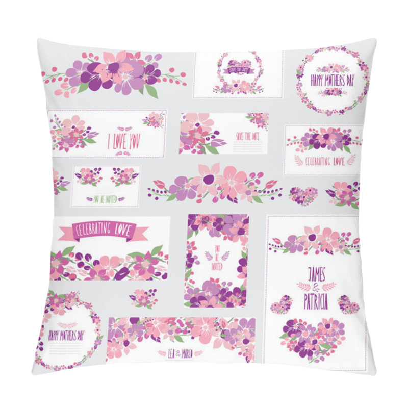 Personality  Floral Cards Set Pillow Covers