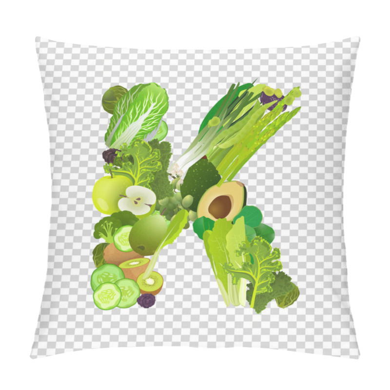 Personality  Vitamin K Letter Pillow Covers