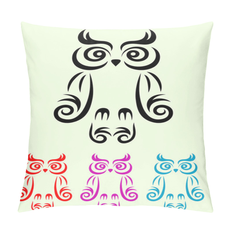 Personality  Owl Bird Tribal Decoration Pillow Covers