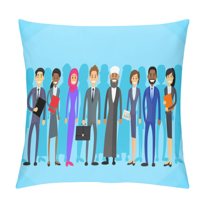 Personality  Group Of Business People Pillow Covers