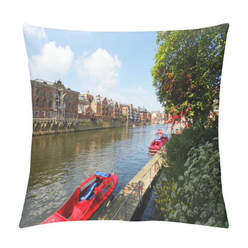 Personality  The River Ouse In The City Of York, UK Pillow Covers