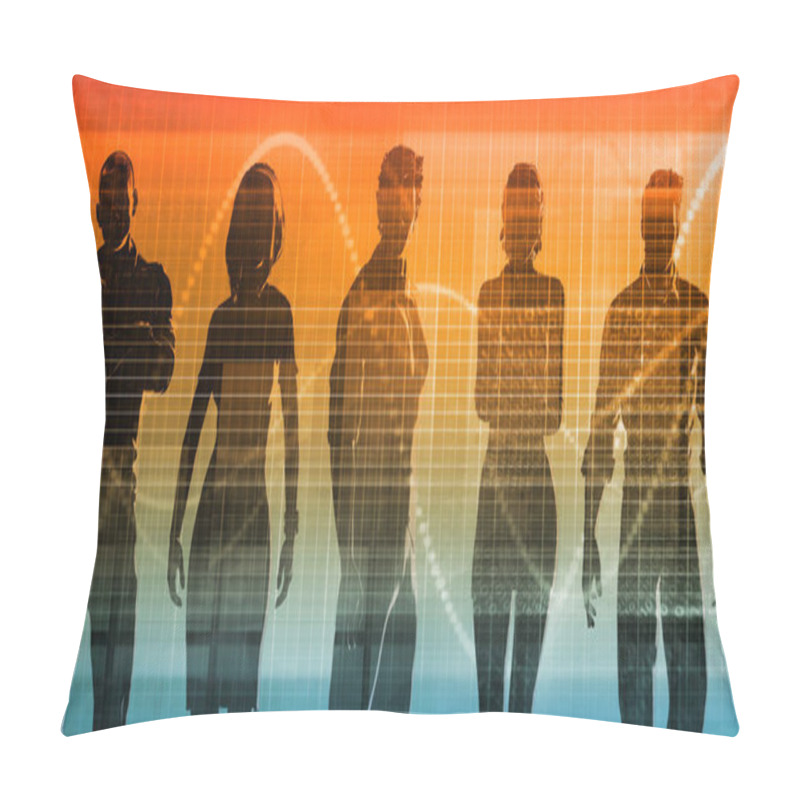 Personality  Manpower Concept Art Pillow Covers