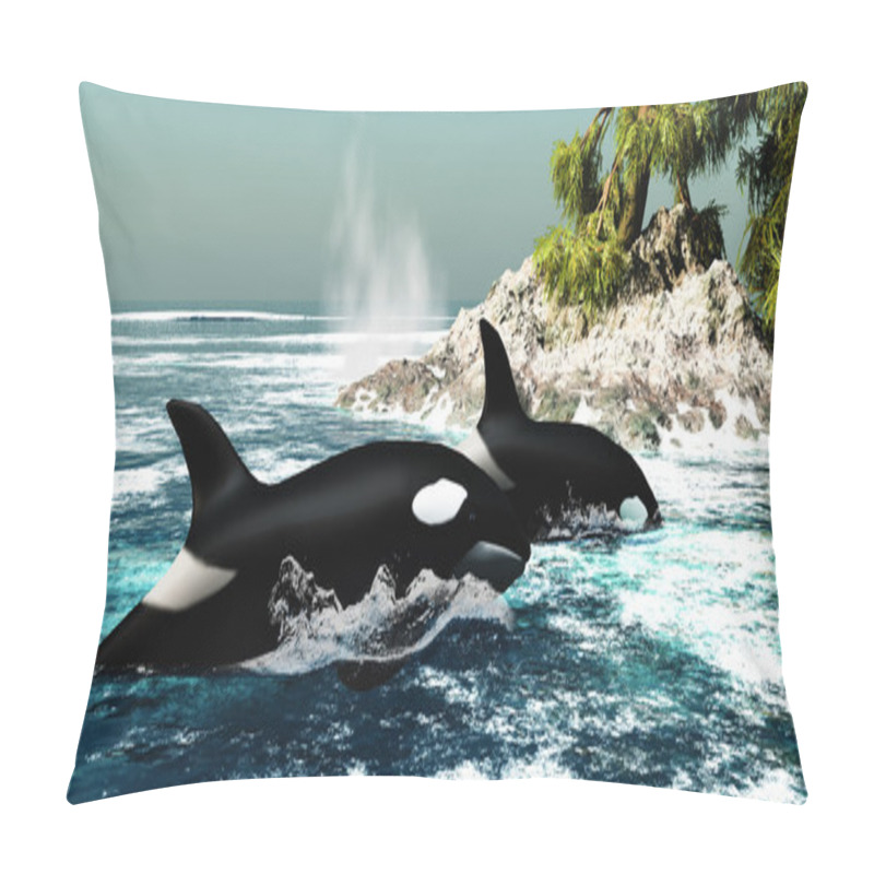 Personality  Orca Killer Whales Pillow Covers