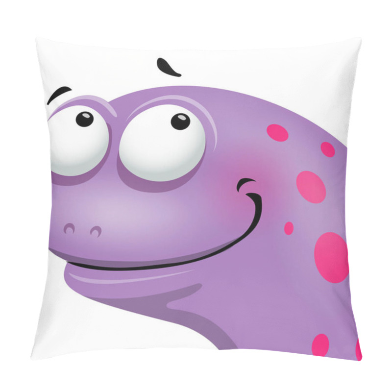 Personality  Vector Illustration Of Cartoon Dinosaur Character On White Background. Pillow Covers