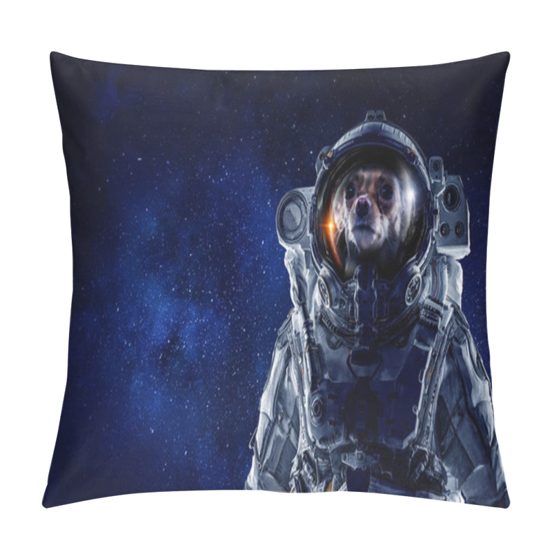 Personality  First Trip To Space. Mixed Media Pillow Covers