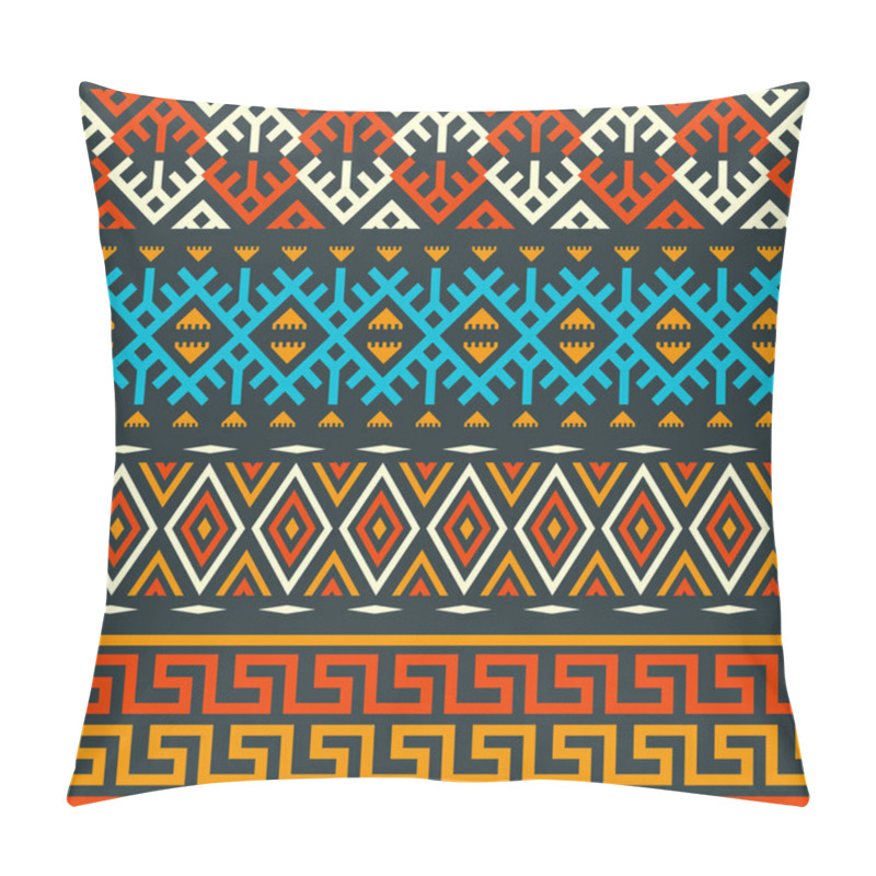 Personality  Ethnic Seamless Pattern In Native Style, Folk Design, Tribal Pattern, Ethnic Decorative Pillow Covers