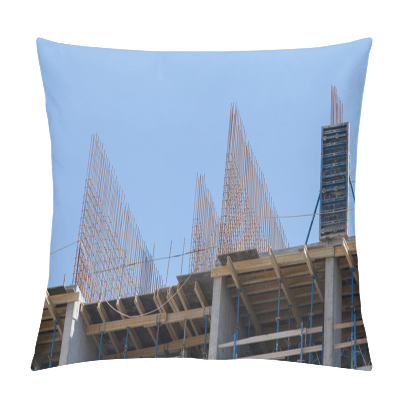 Personality  Construction Of An Apartment House Pillow Covers