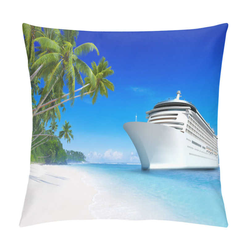 Personality  Cruise Liner Pillow Covers