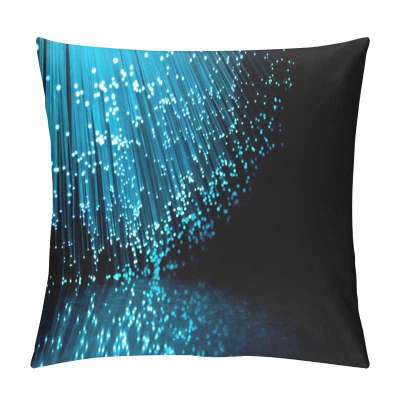 Personality  Fibre Optics And Reflections. Pillow Covers