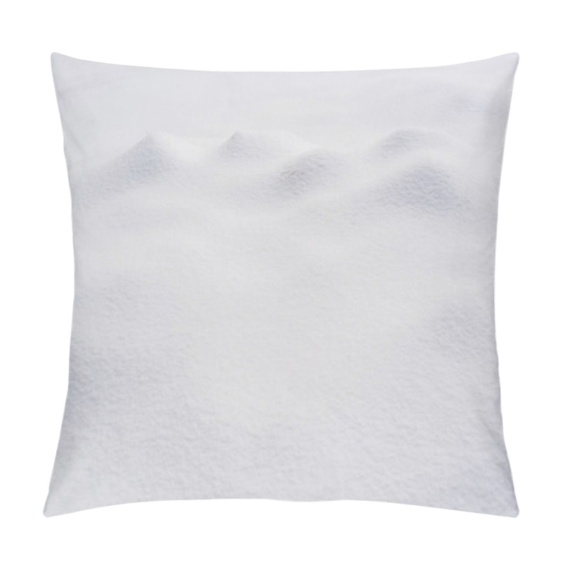 Personality  Textured Surface Covered With Clear White Snow Pillow Covers