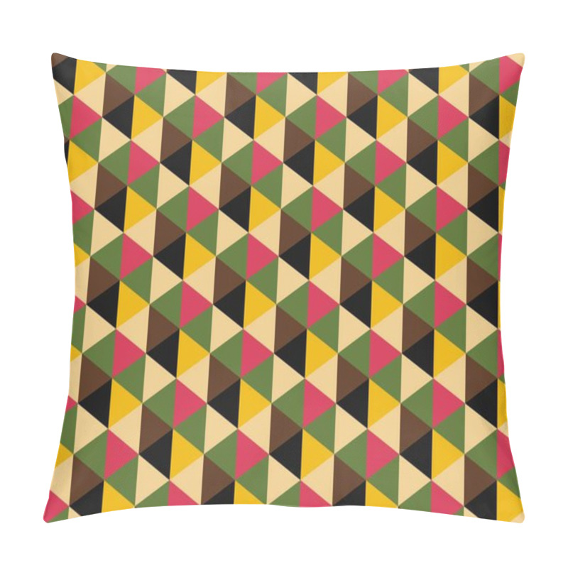 Personality  Abstract Creative Background With Repeated Shapes Pillow Covers