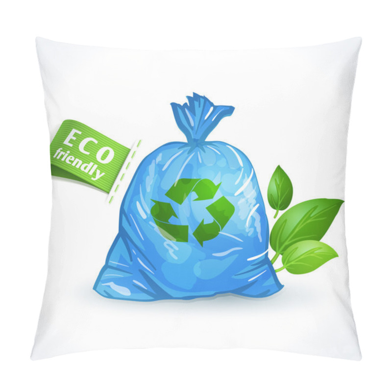 Personality  Ecology Symbol Plastic Bag Pillow Covers