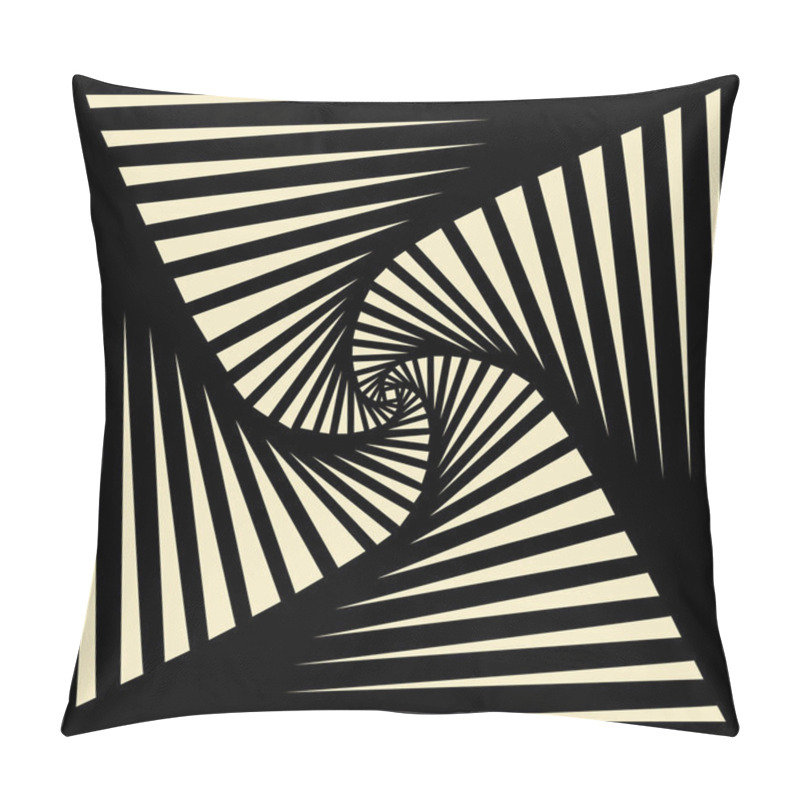 Personality  Rolled Striped Pattern Pillow Covers