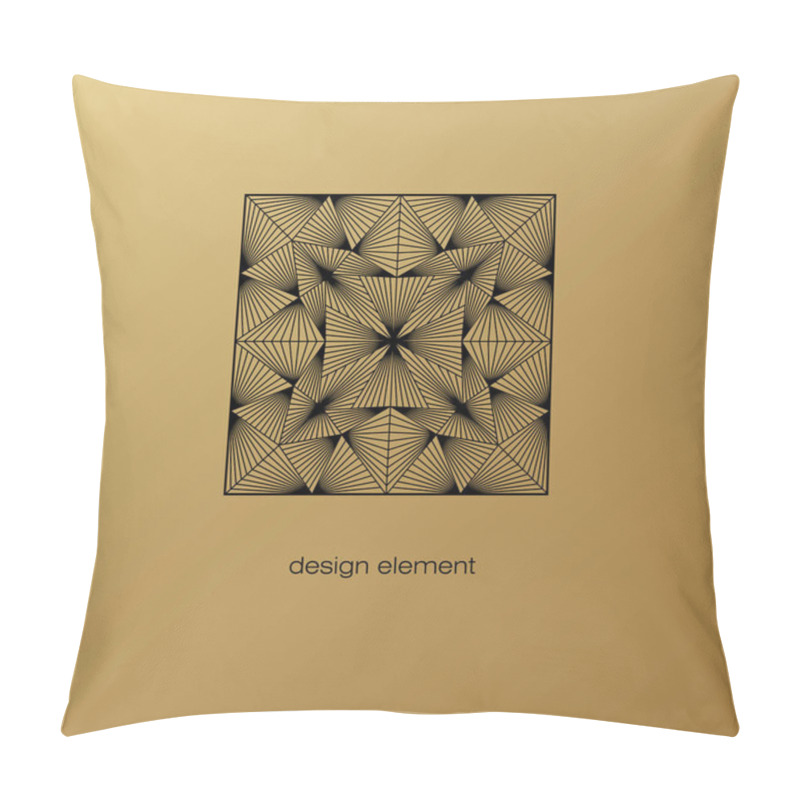 Personality  Vector Art Deco Frame To Create A Logo. Pillow Covers