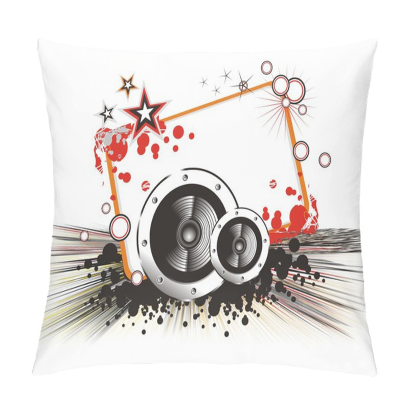 Personality  Music Abstract Frame Pillow Covers