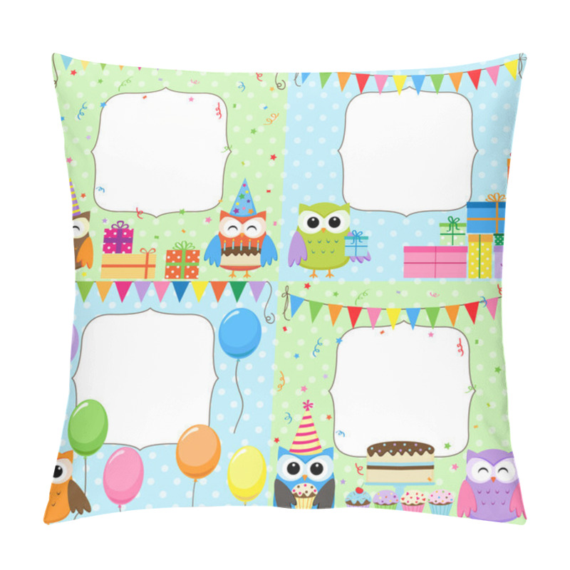 Personality  Birthday Party Cards Pillow Covers