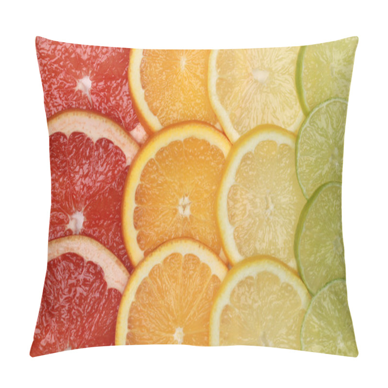 Personality  Citrus Fruits Background Pillow Covers