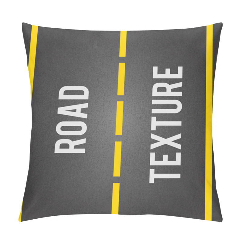 Personality  Road Lines Seamless Pattern Vector Illustration Pillow Covers