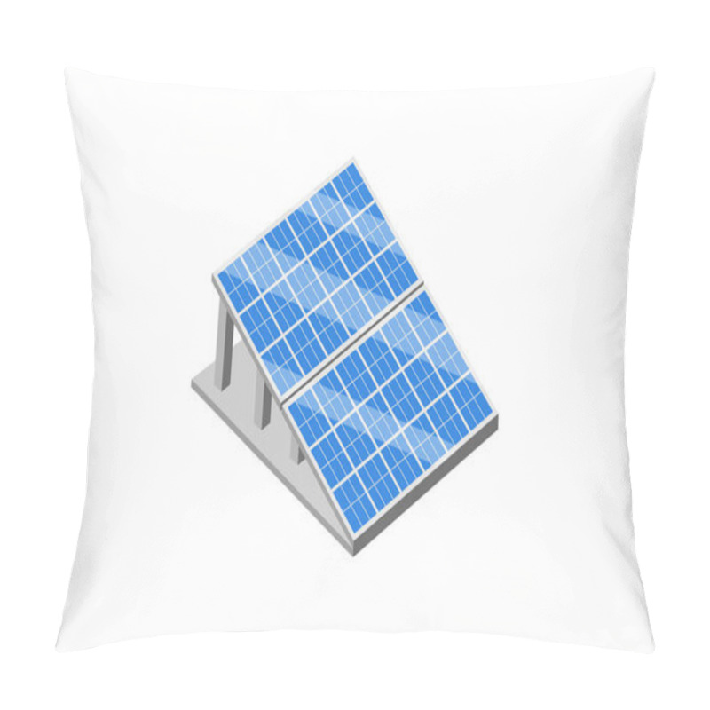 Personality  Solar Panels Electricity Produce From Sun Rays Absorb Pillow Covers