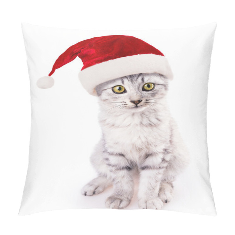 Personality  Santa Hat Cat Pillow Covers