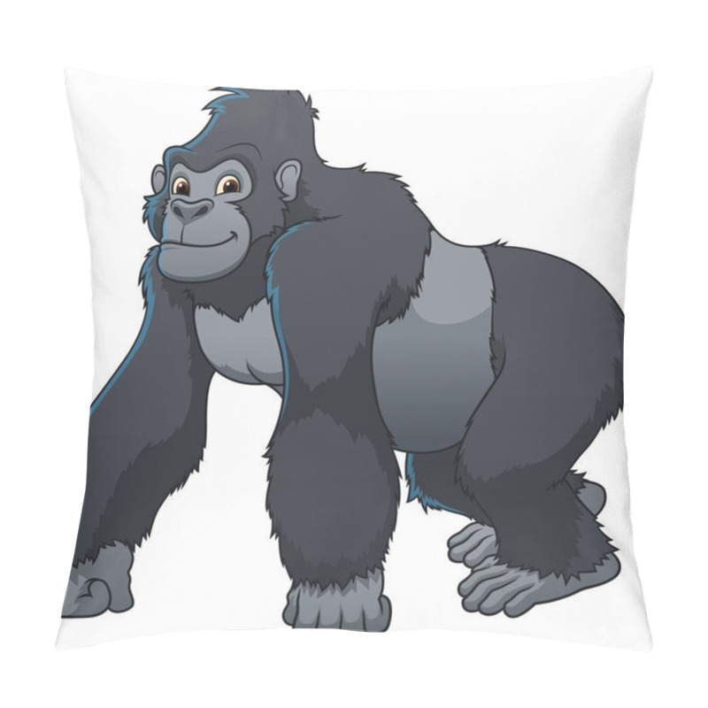 Personality  Gorilla Cartoon Animal Illustration Pillow Covers