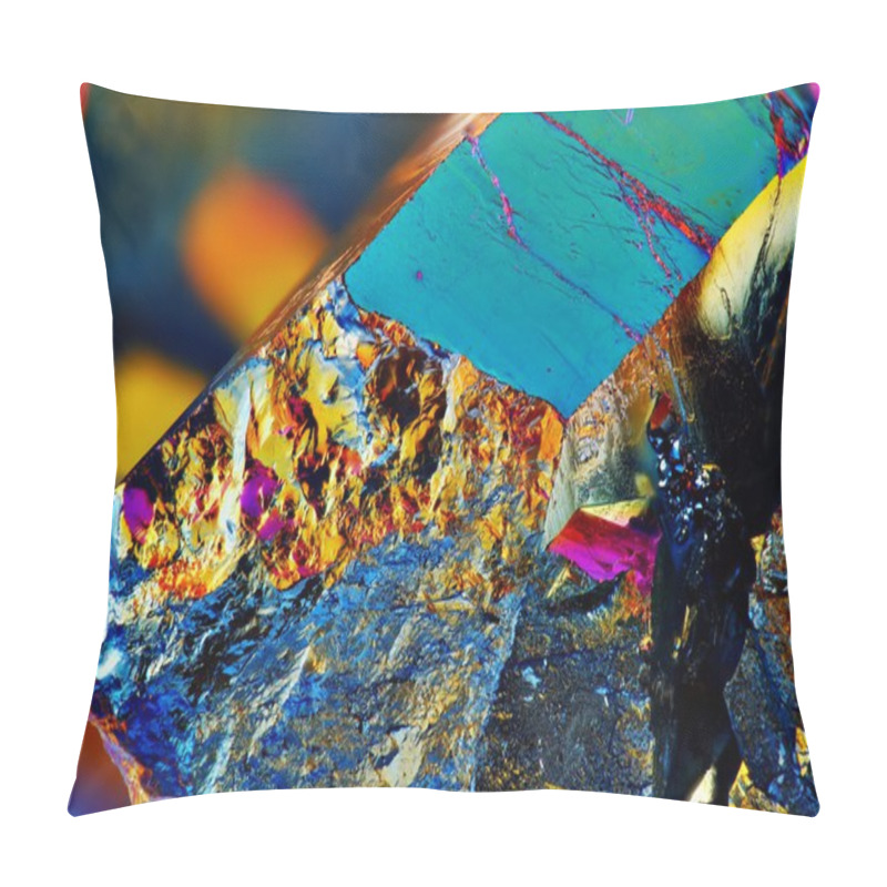 Personality  Titanium Rainbow Aura Quartz Crystal Pillow Covers