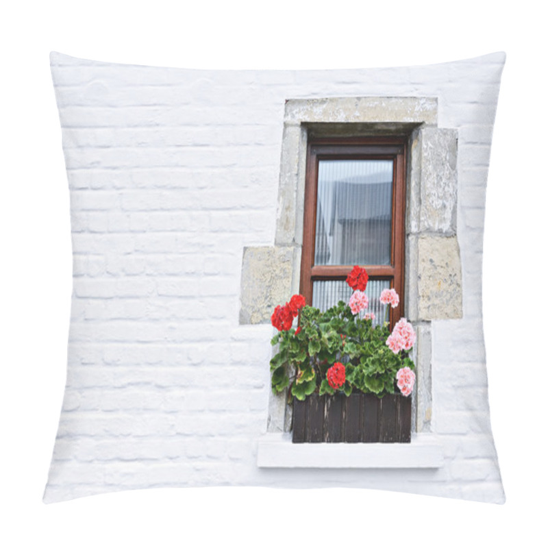 Personality  Window With Flowers Pillow Covers