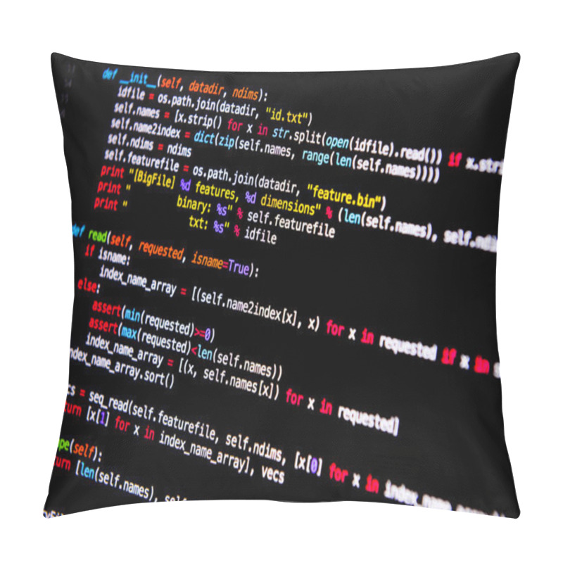 Personality  Computer Language Source Code Pillow Covers