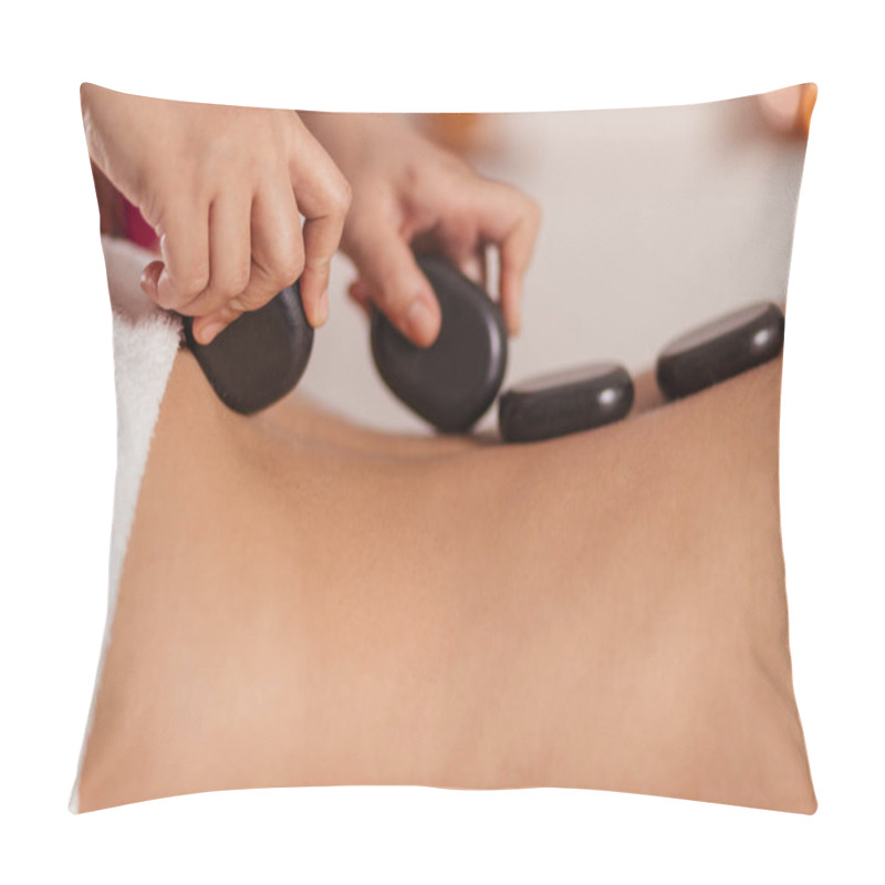 Personality  Talented Beautician Massaging Girls Back Pillow Covers