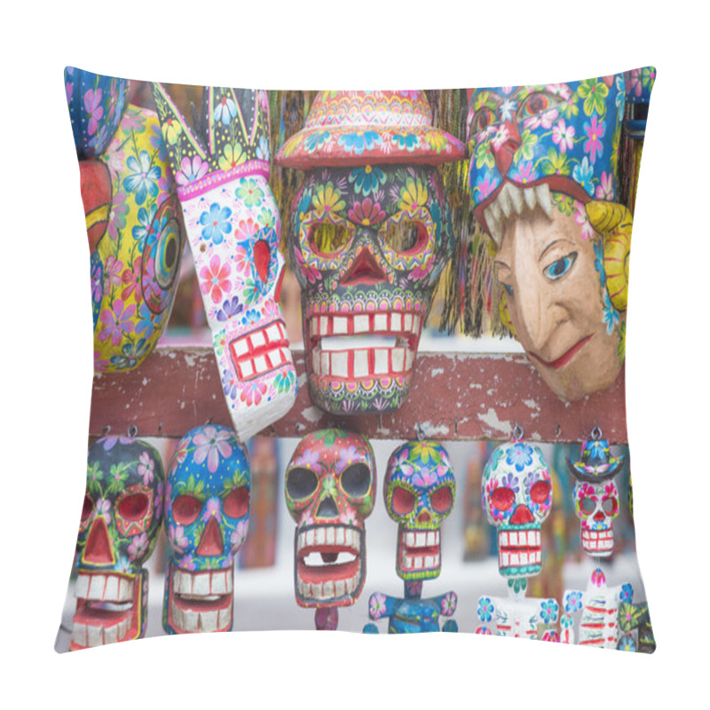 Personality  Mayan Wooden Masks Pillow Covers