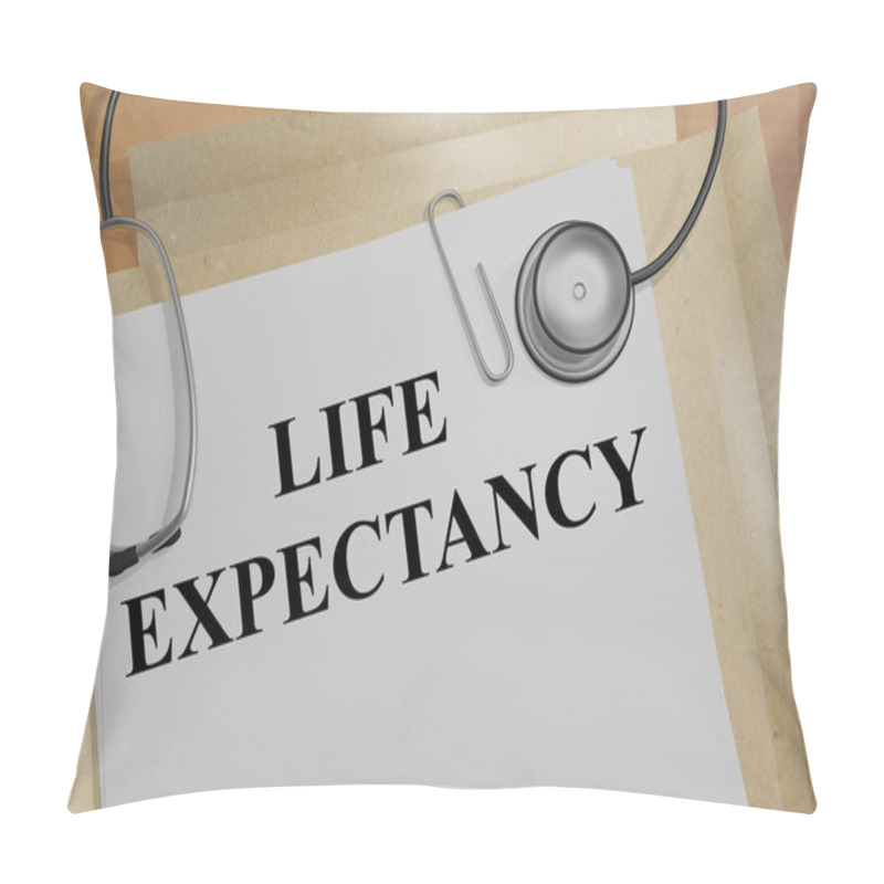 Personality  Life Expectancy Medical Concept Pillow Covers