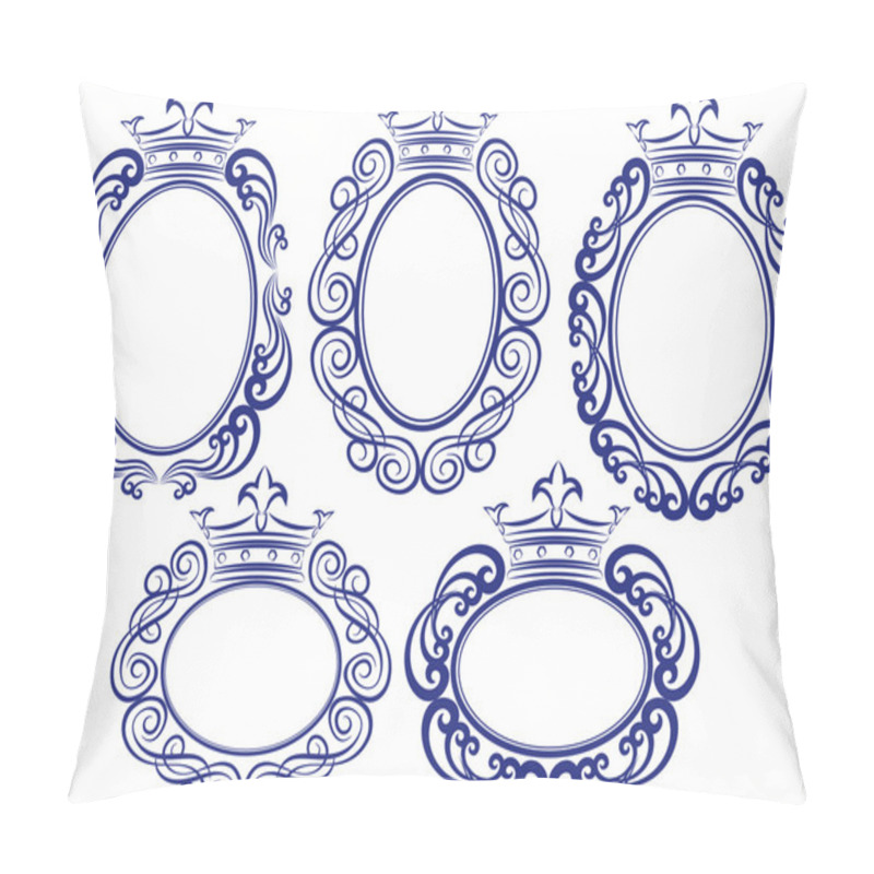 Personality  Frames With Crown Pillow Covers