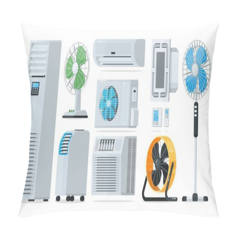 Personality  Air Conditioner Heating And Cooling Household Appliance Set Pillow Covers