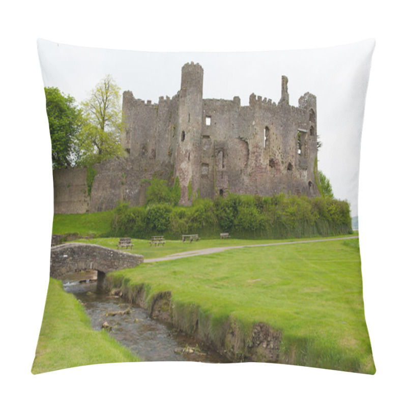 Personality  Laugharne Castle Carmarthenshire Wales Pillow Covers