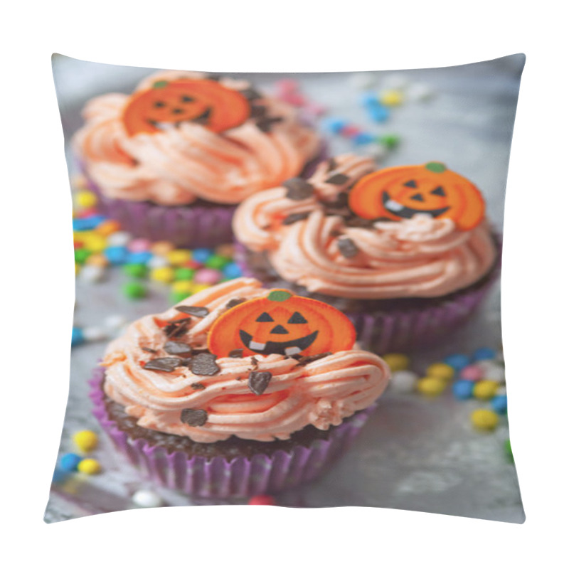 Personality  Halloween Cupcakes Pillow Covers