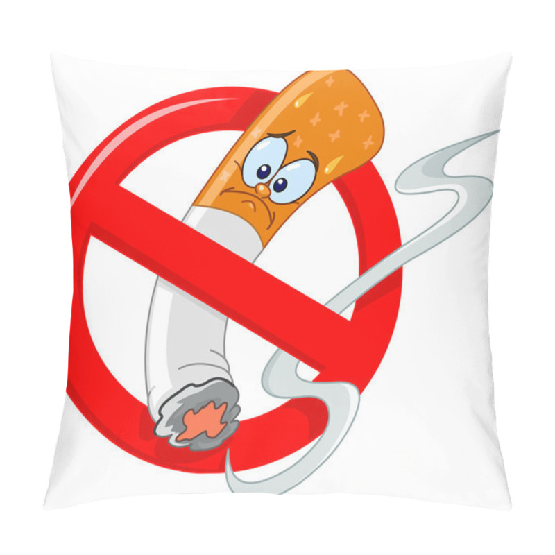 Personality  No Smoking Cartoon Pillow Covers