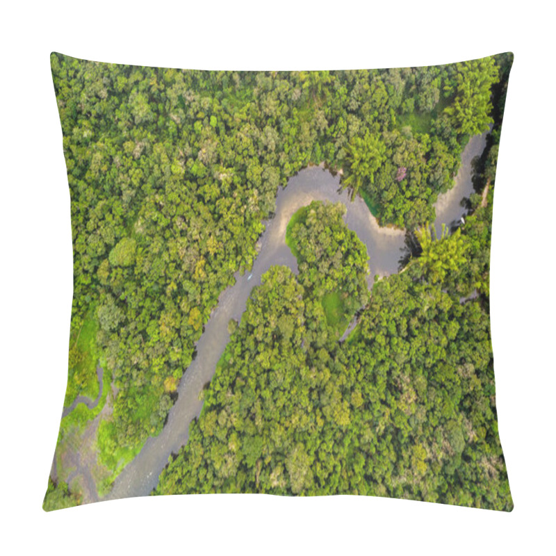 Personality  Aerial View Of Amazon Rainforest, South America Pillow Covers