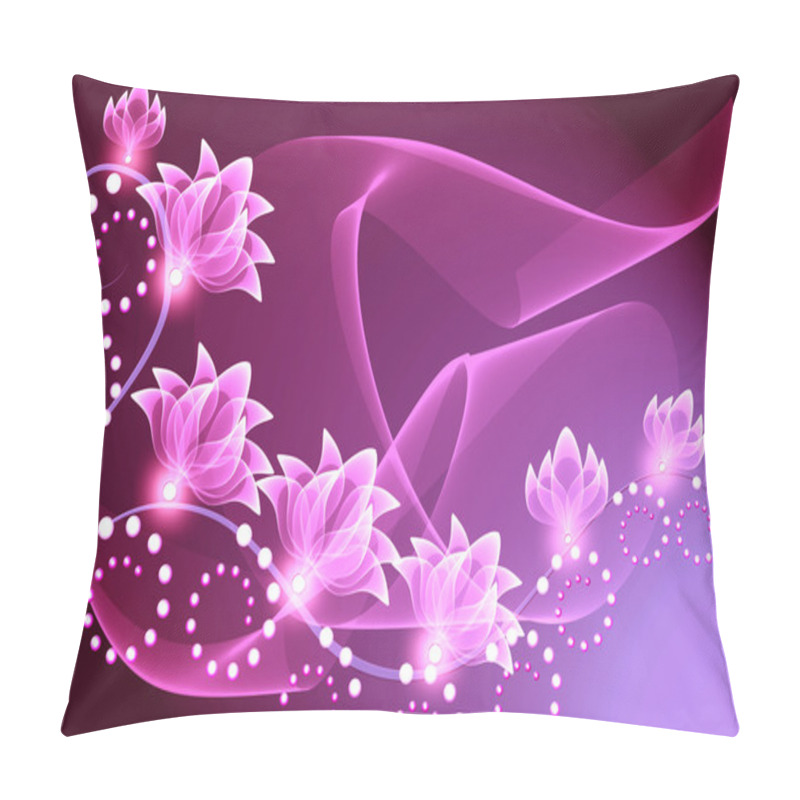 Personality  Transparent Flowers Pillow Covers