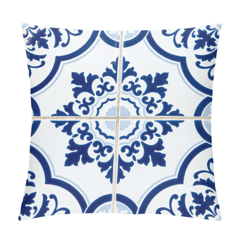 Personality  Traditional Portuguese Glazed Tiles Pillow Covers