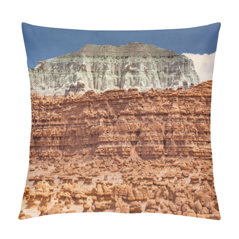 Personality  Blue Mountain Mushroon Shaped Hoodoos Goblin Valley State Park R Pillow Covers