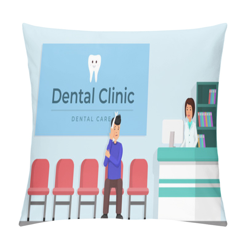 Personality  Dental Clinic Reception Pillow Covers