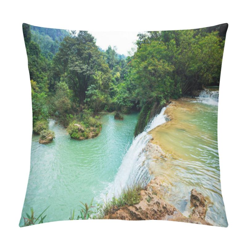 Personality  Waterfall In Thailand Pillow Covers