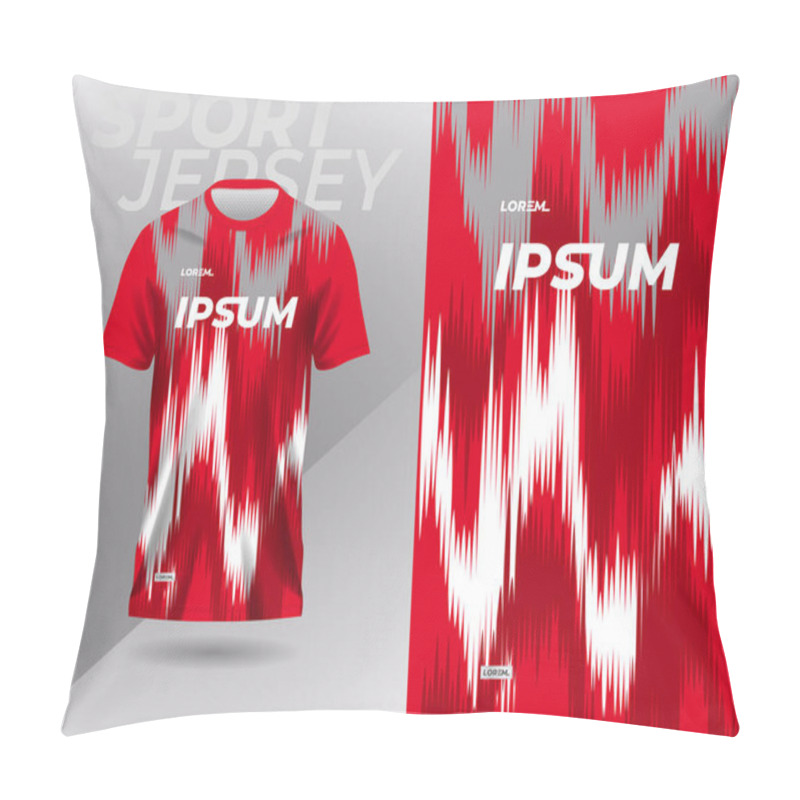 Personality  Red Sports Jersey Football And Soccer, Jersey Racing, Gaming, Motocross, Cycling, Running Pillow Covers