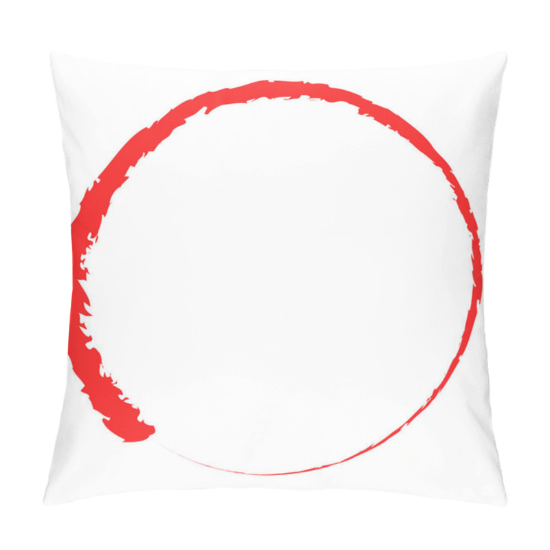 Personality  Grungy Circle Blob, Blotch Vector Illustration Pillow Covers