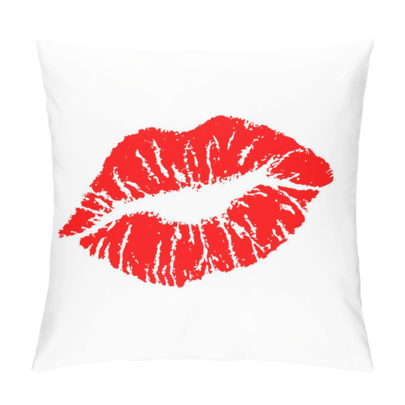 Personality  Print Of Red Lips Pillow Covers